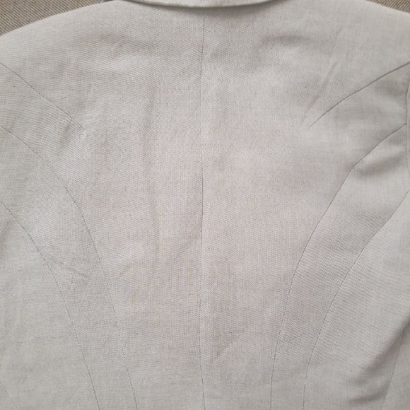 COPY - Short Linen Blazer by Zara Sz Small - Picture 7 of 8